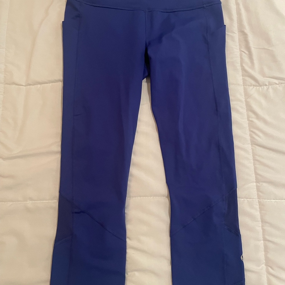 Blue Athletic Leggings lulu lemon